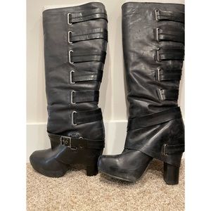 Black Knee high boots